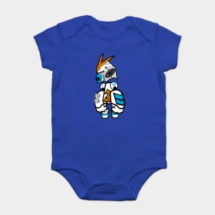 Cyberpunk Robot 2100 Baby Bodysuit